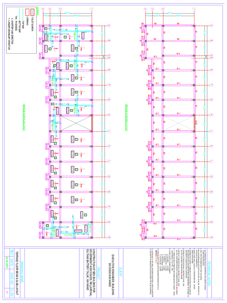 Terrace Floor Beam & Slab Layout | PDF | Chess Openings | Chess