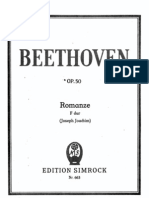IMSLP12765-Beethoven - Romanze Op.50 - Simrock