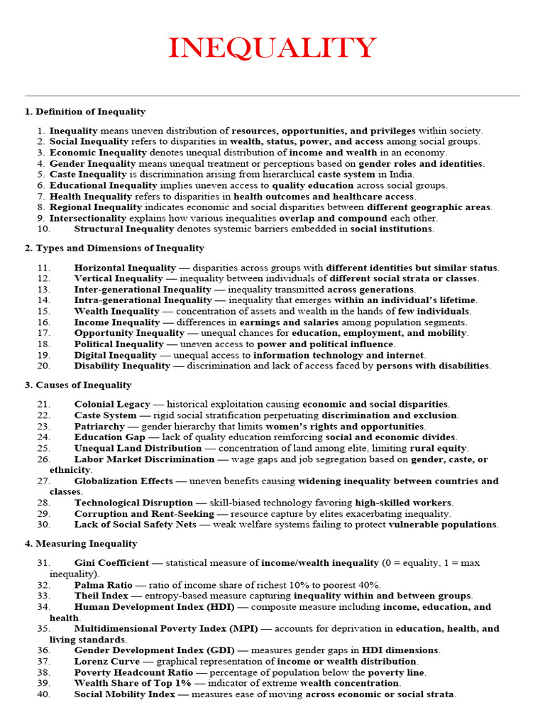 Understanding Social Inequality Dynamics | PDF | Economic Inequality ...