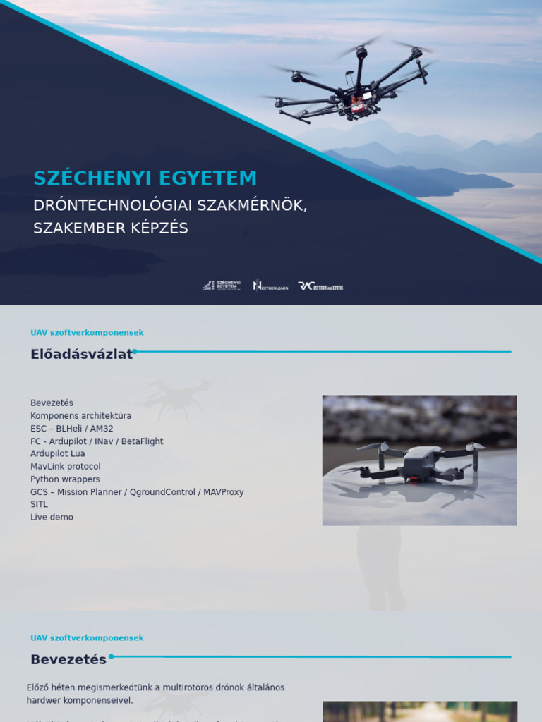 2025-02-22 Gaál Norbert - SZE - UAV - Softver - Komponensek | PDF