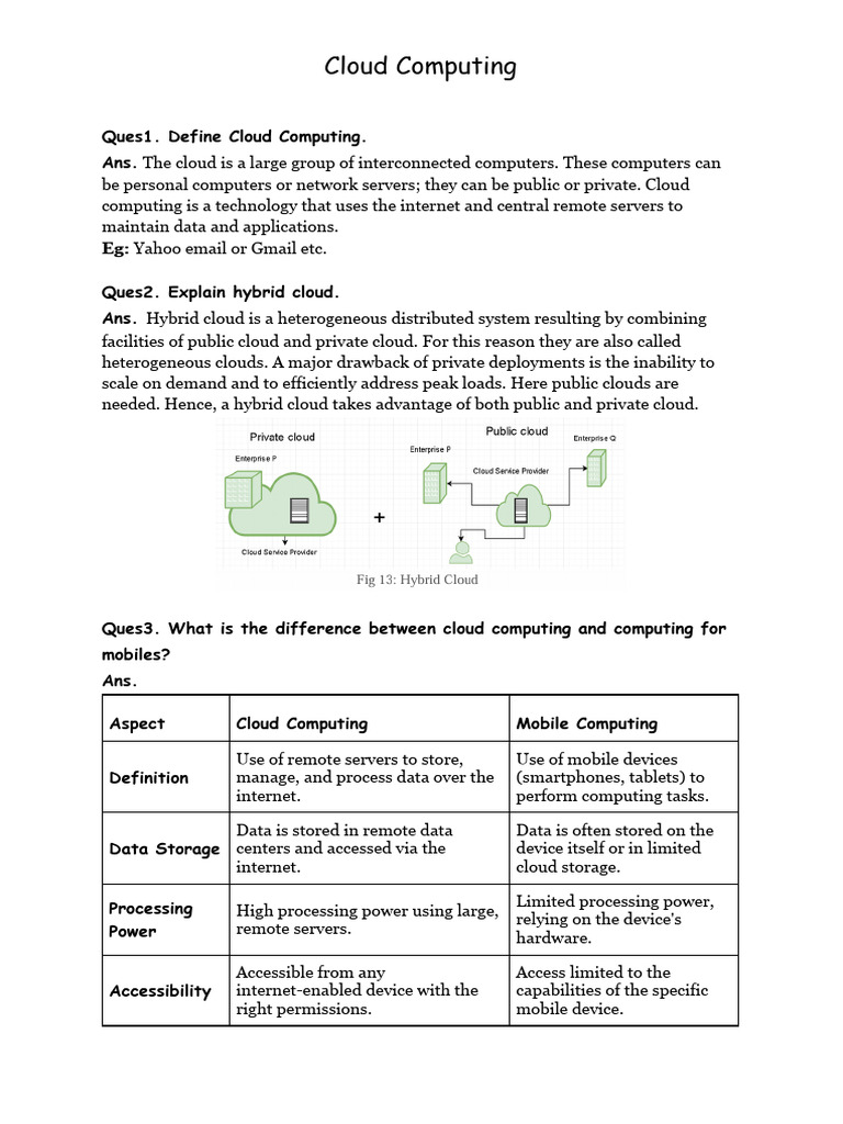 Understanding Cloud Computing Basics | PDF | Cloud Computing | Software ...