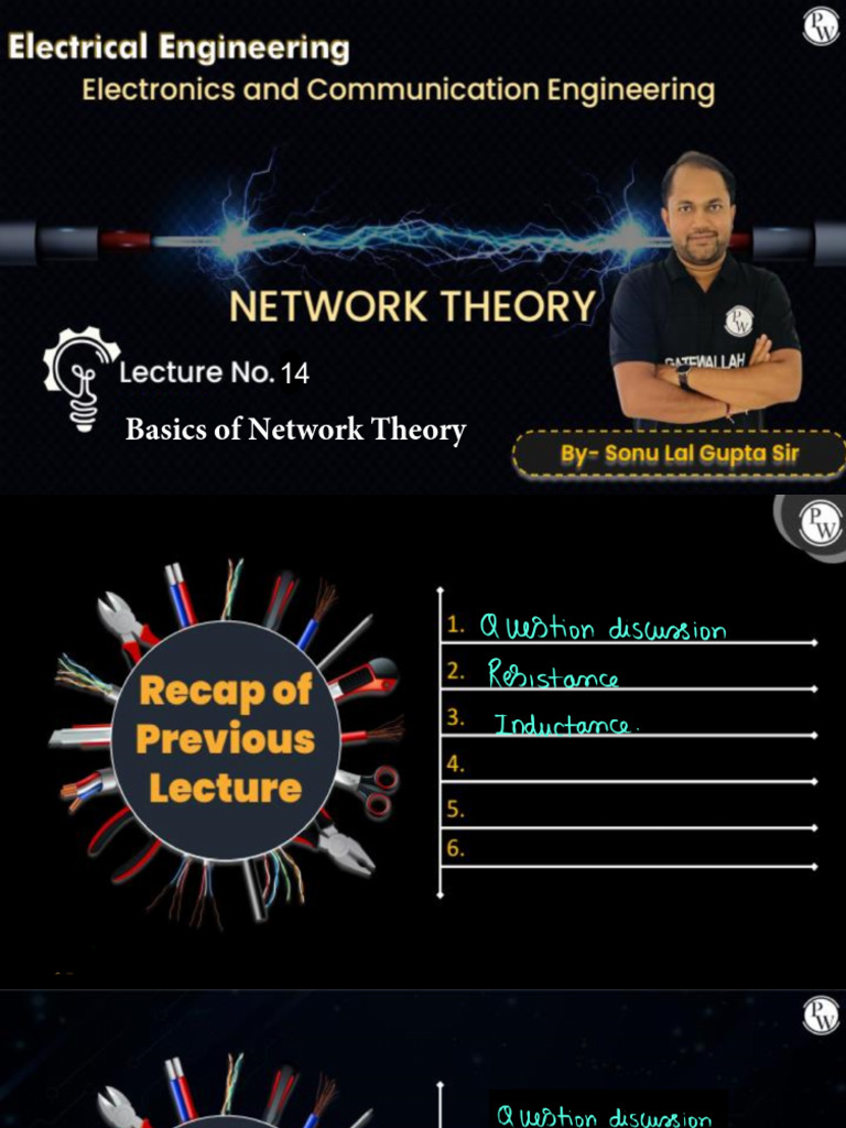 Basics of Network Theory 14 Class Notes | PDF
