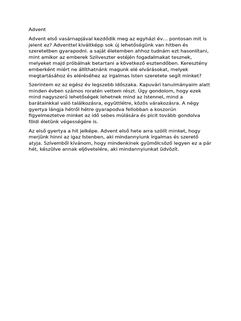 Advent | PDF