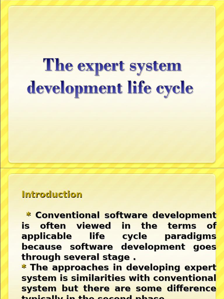 The Expert System Development Lifecycle 1 | PDF | Software Development ...