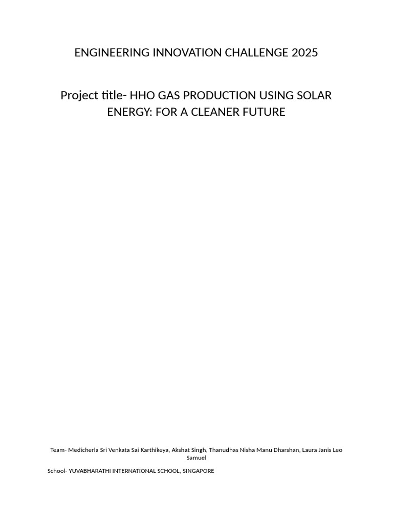 Engineering Innovation Challenge 2025 (1) (Autorecovered) | PDF ...