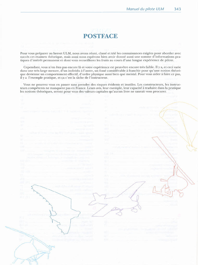 Manuel du Pilote ULM Gratuit PDF | PDF | Aérodynamique | Plaie