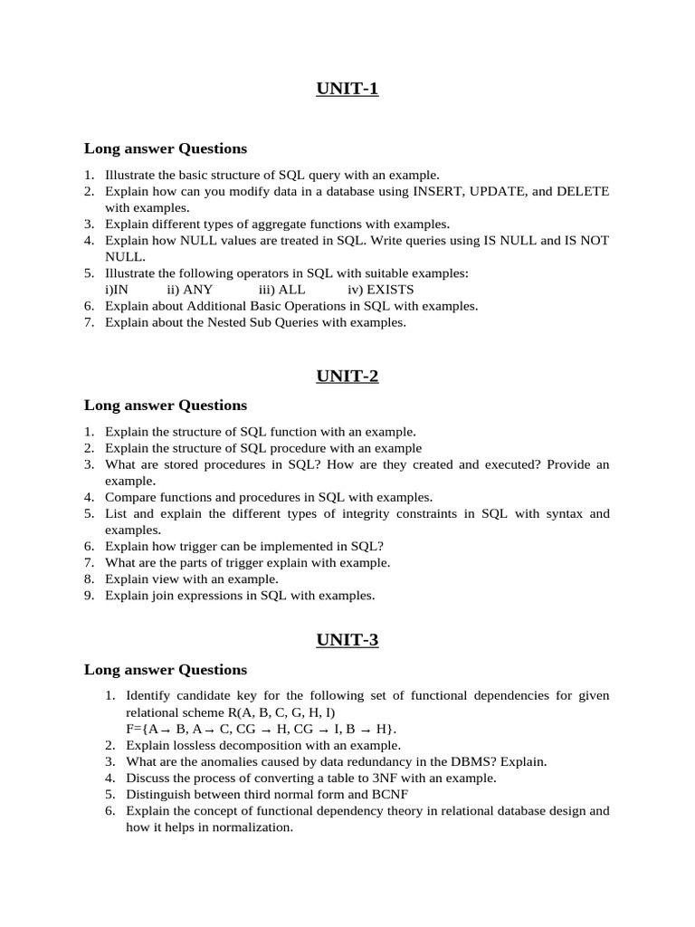SQL Query Structure and Database Concepts | PDF | Sql | Relational Database