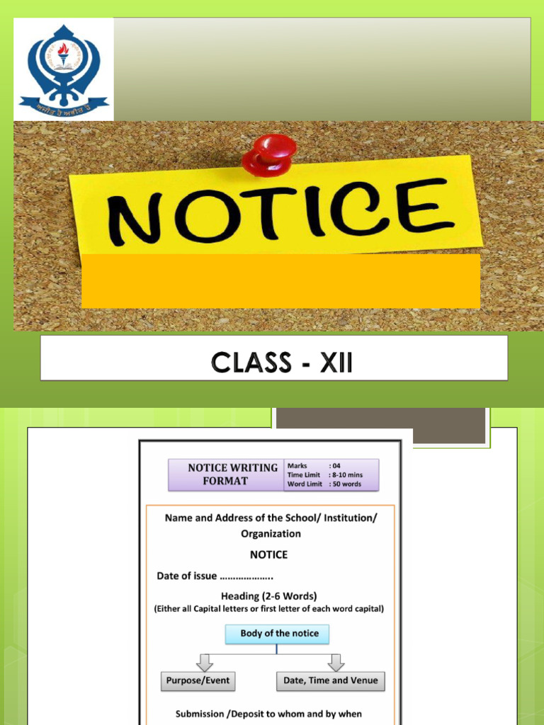 Notice Writing Final | PDF
