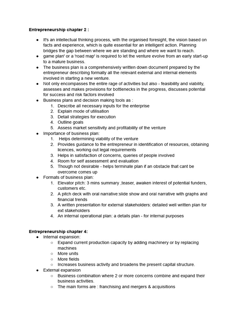 Entrepreneurship Chapter 2 | PDF | Franchising | Business