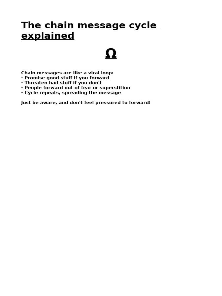 Understanding Chain Message Cycles | PDF