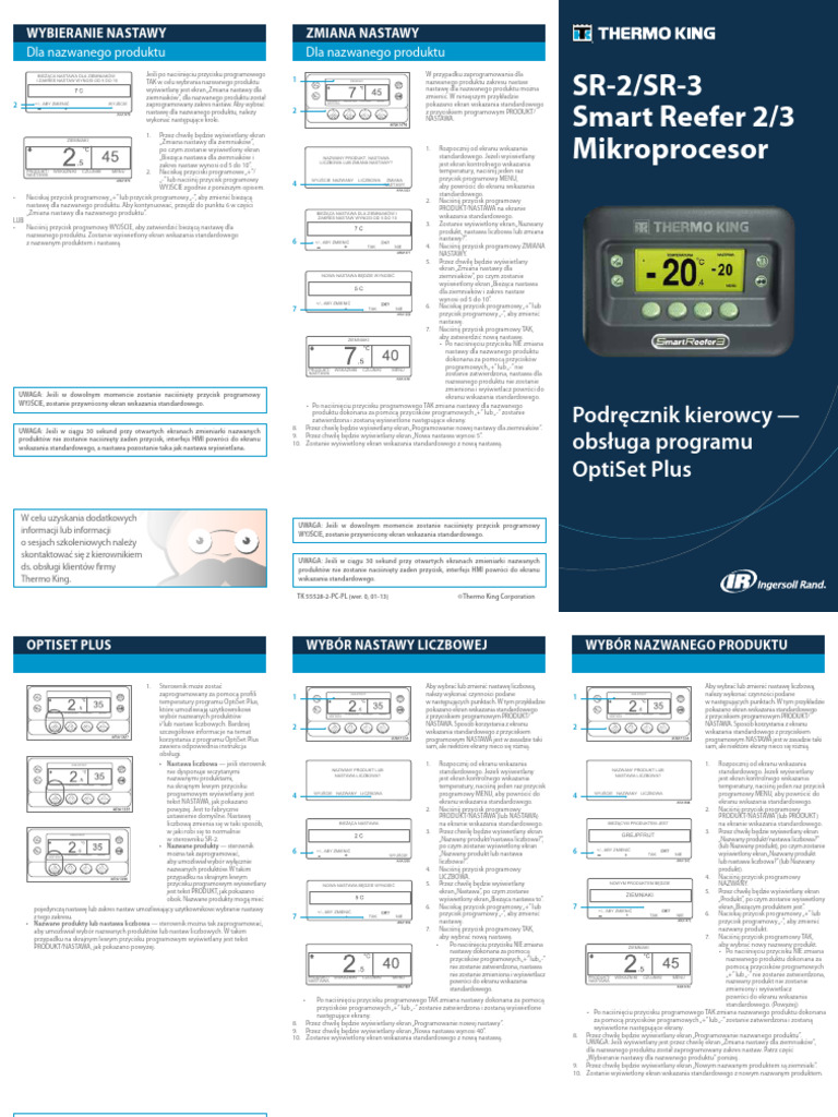 Obsluga Programu OptiSet Plus | PDF