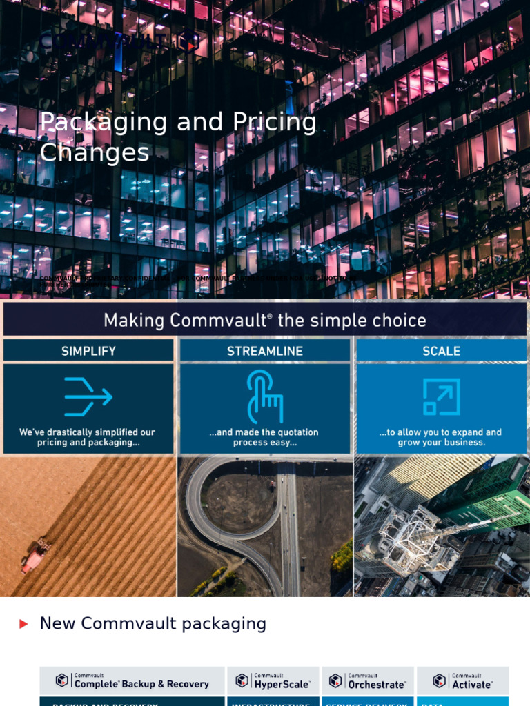 Commvault Pricing and Packaging Overview | PDF | Backup | Proprietary ...
