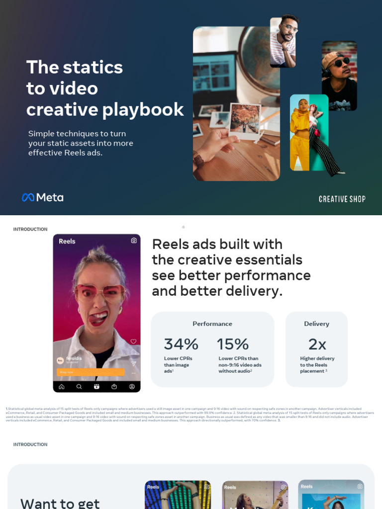 Transform Static Assets into Reels Ads | PDF | Page Layout | Advertising