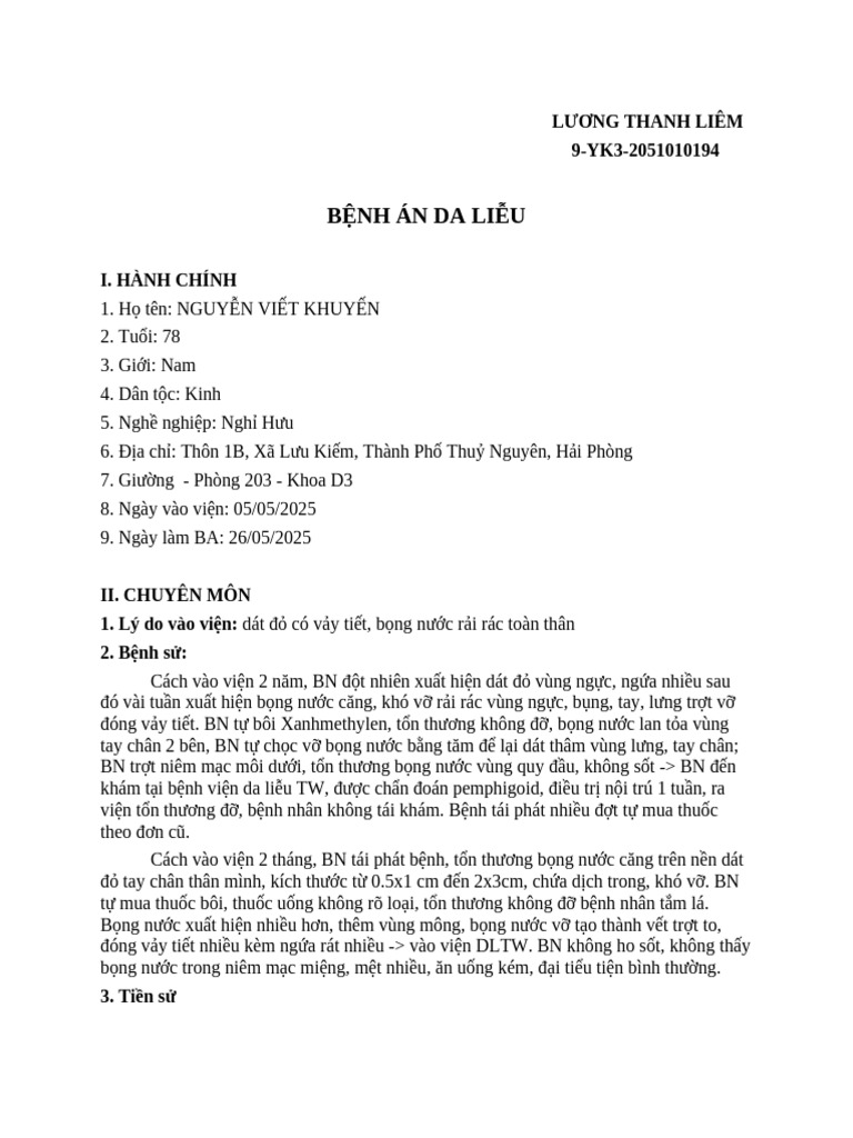 Ba 20pemphigoid 20lie CC 82m | PDF