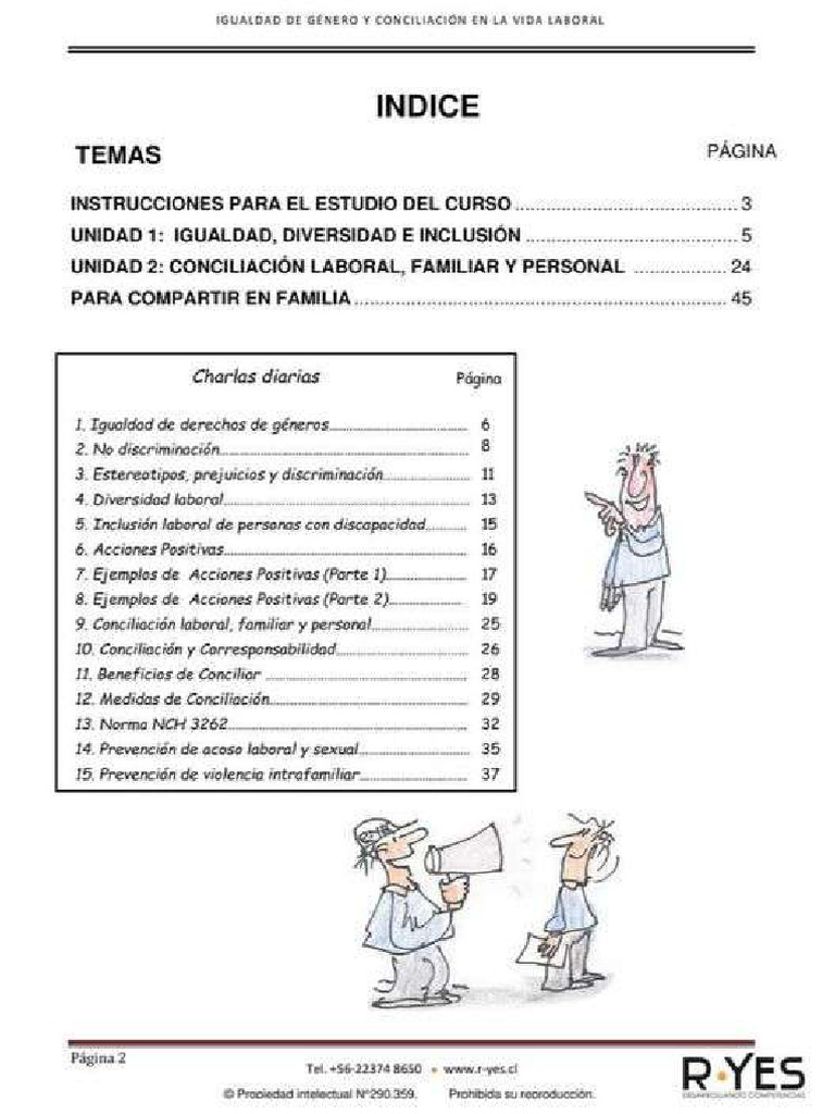 Manual Igualdad de Genero y Conciliacion en La Vida Laboral 05 | PDF