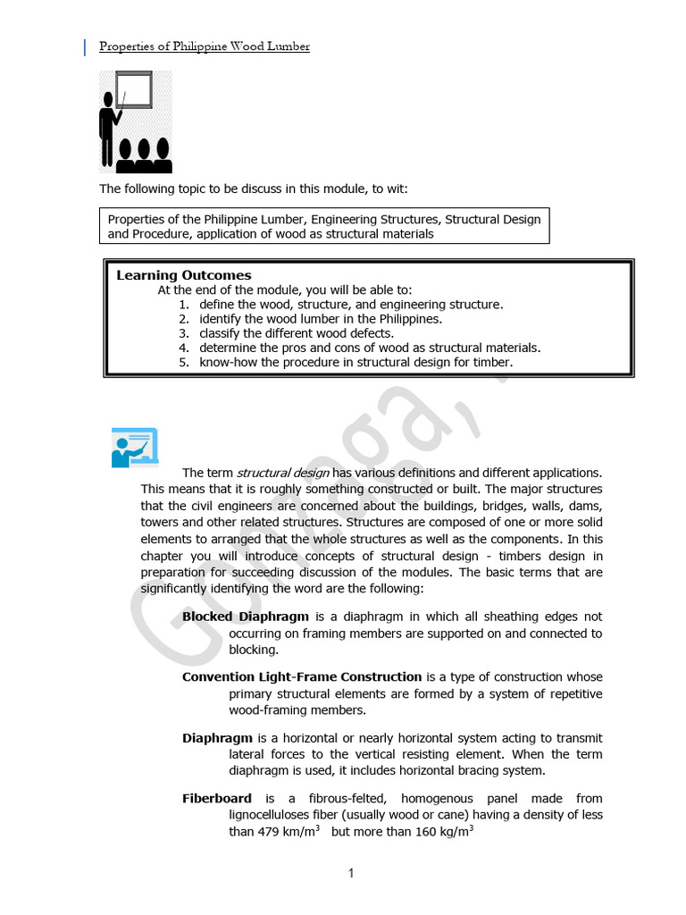 Philippine Wood Lumber Properties Guide | PDF | Wood | Lumber