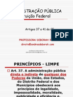 Administrção Pub. Na CF