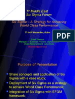 1st Middle East Six Sigma Forum