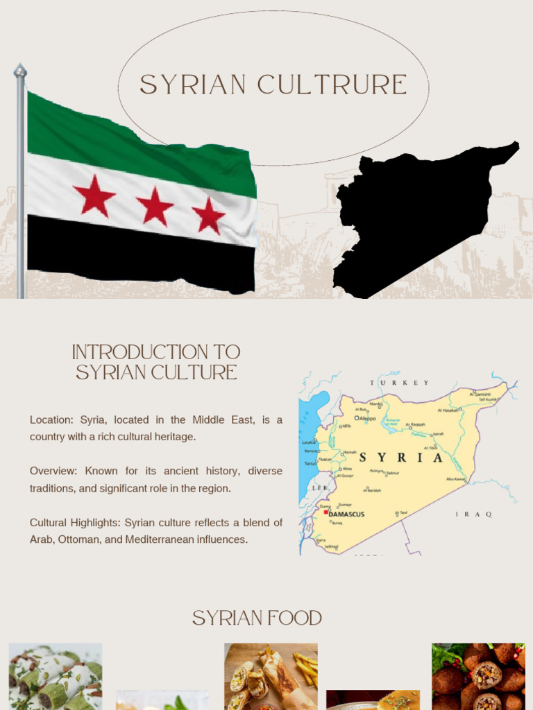 Overview of Syrian Culture | PDF