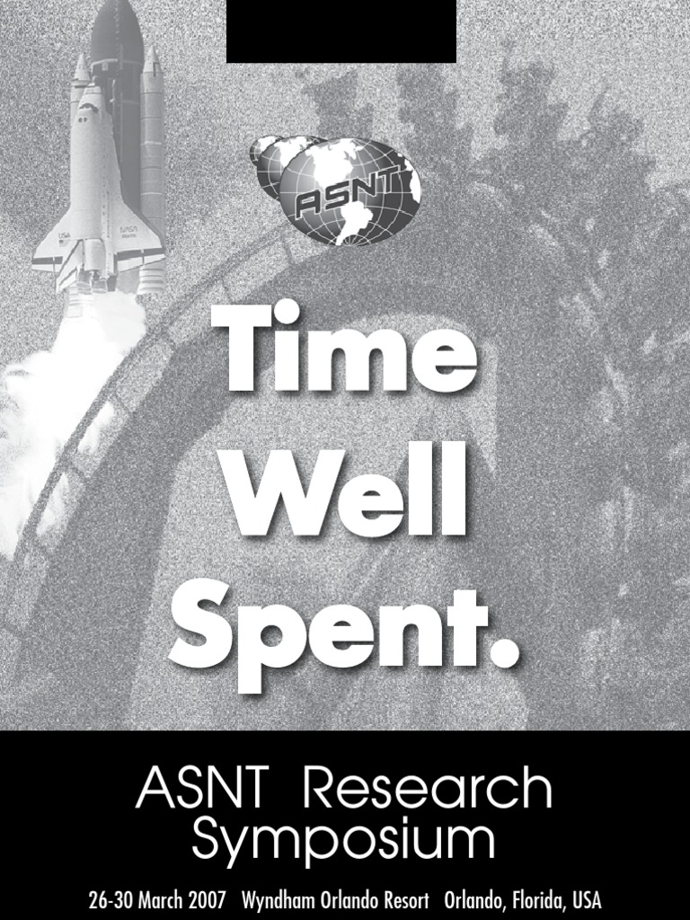ASNT Spring 2007 Program | PDF