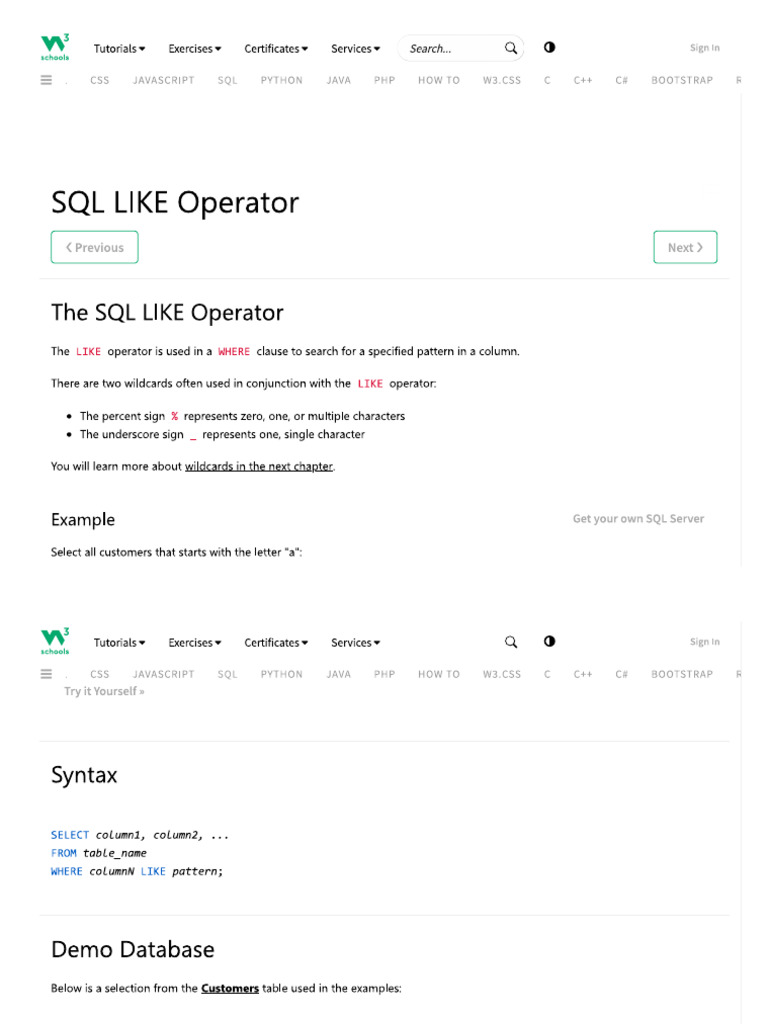 SQL 1 | PDF