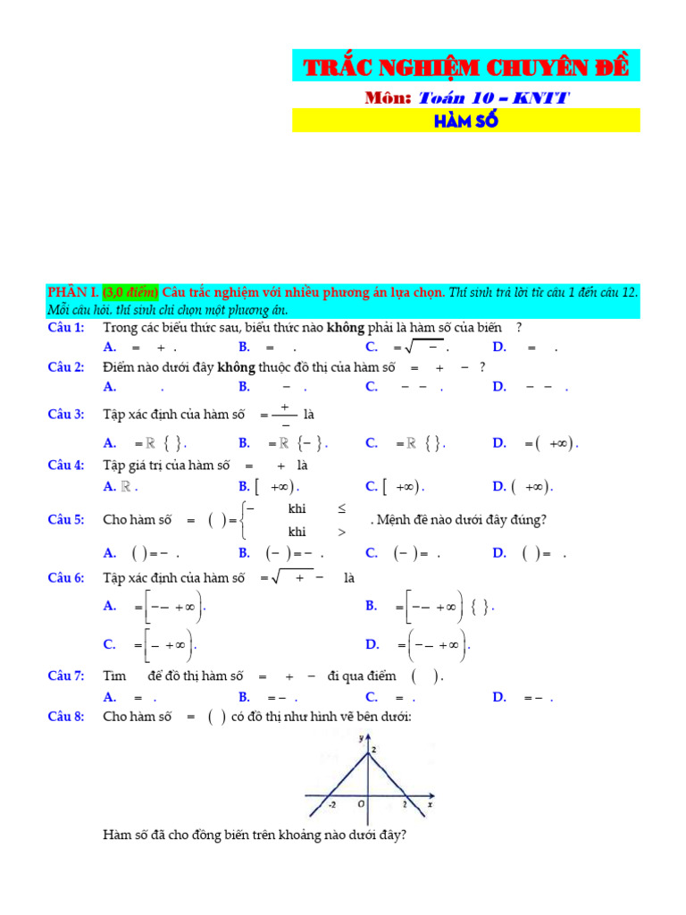 De 01 Ham So Form 2025+ | PDF