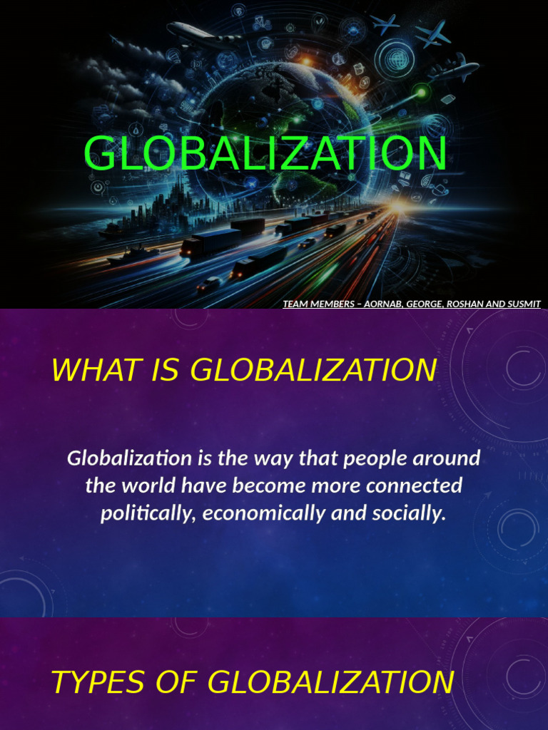 Globalization | PDF