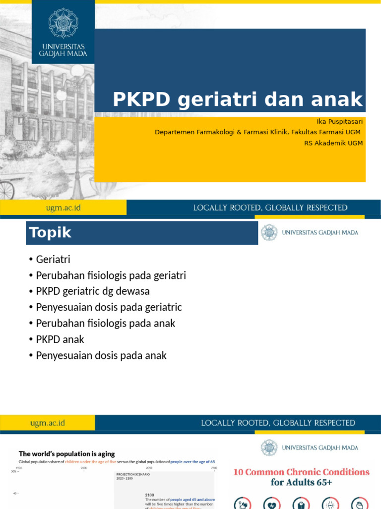 PKPD in Geriatric and Pediatric Care | PDF | Geriatrics | Dose ...