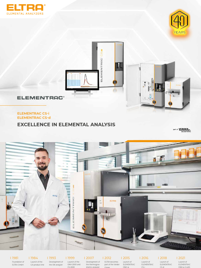 ELTRA Elemental Analyzers Overview | PDF | Iron | Steel