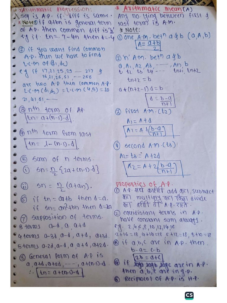 Seq and Series | PDF