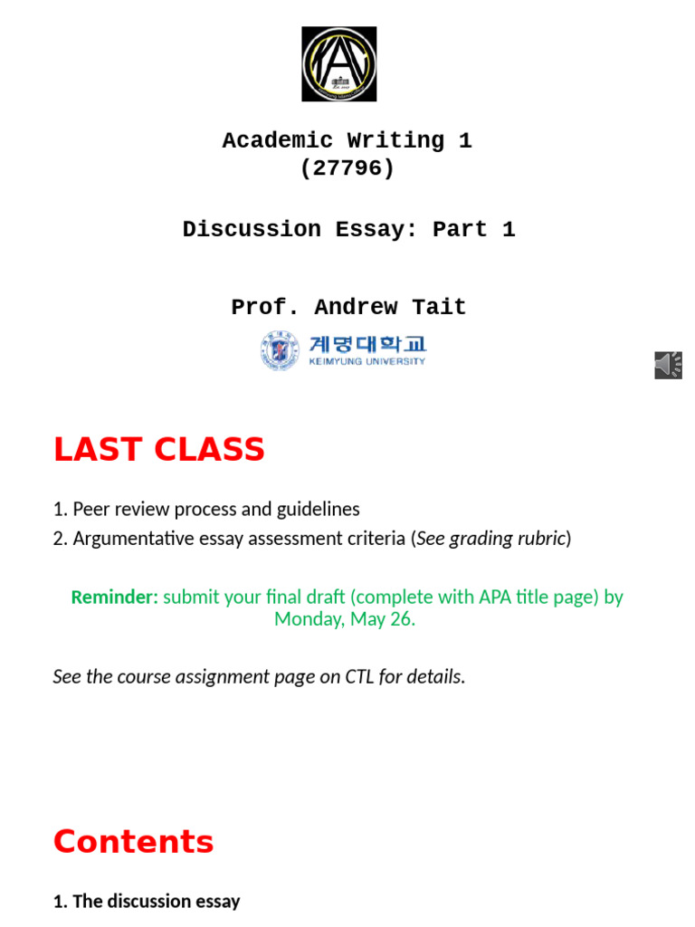 AW1 Discussion Essay Part 1 | PDF | Essays | Reason