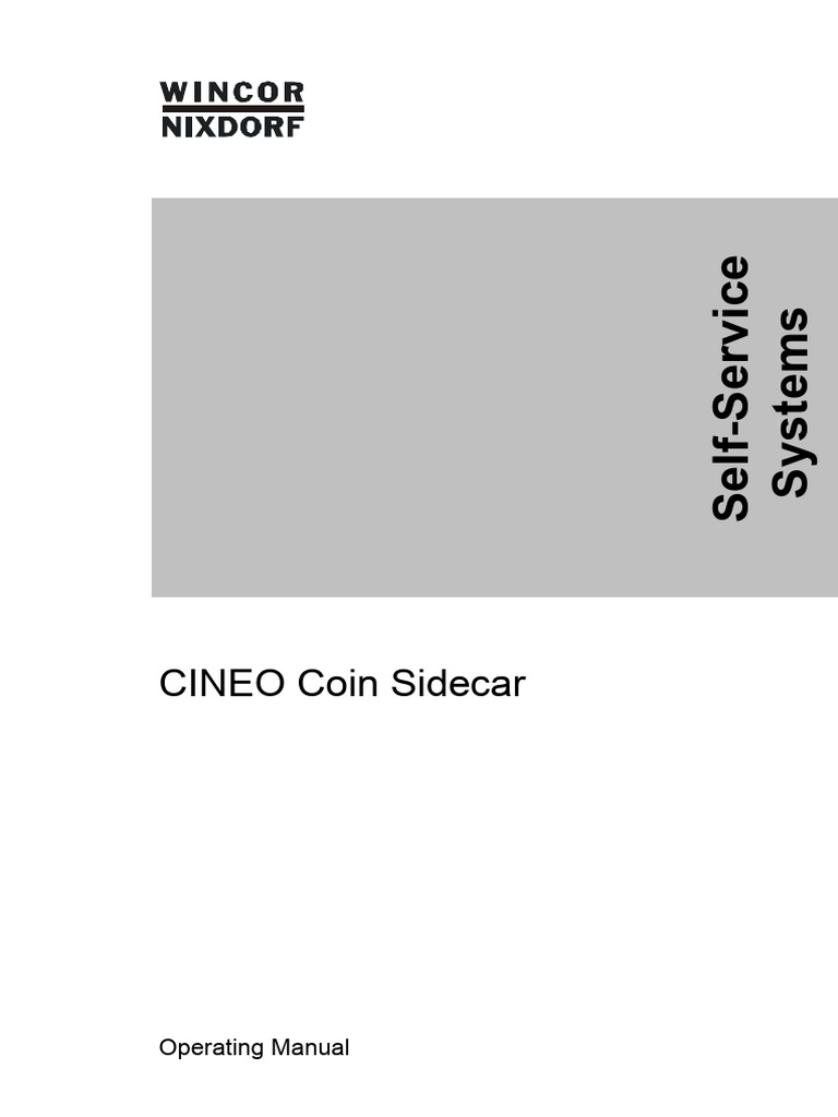 CINEO Coin Sidecar Operating Manual | PDF | Electrical Connector | Fuse ...