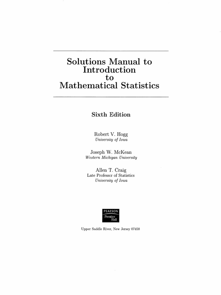 Manual Solution Introduction To Mathemat | PDF
