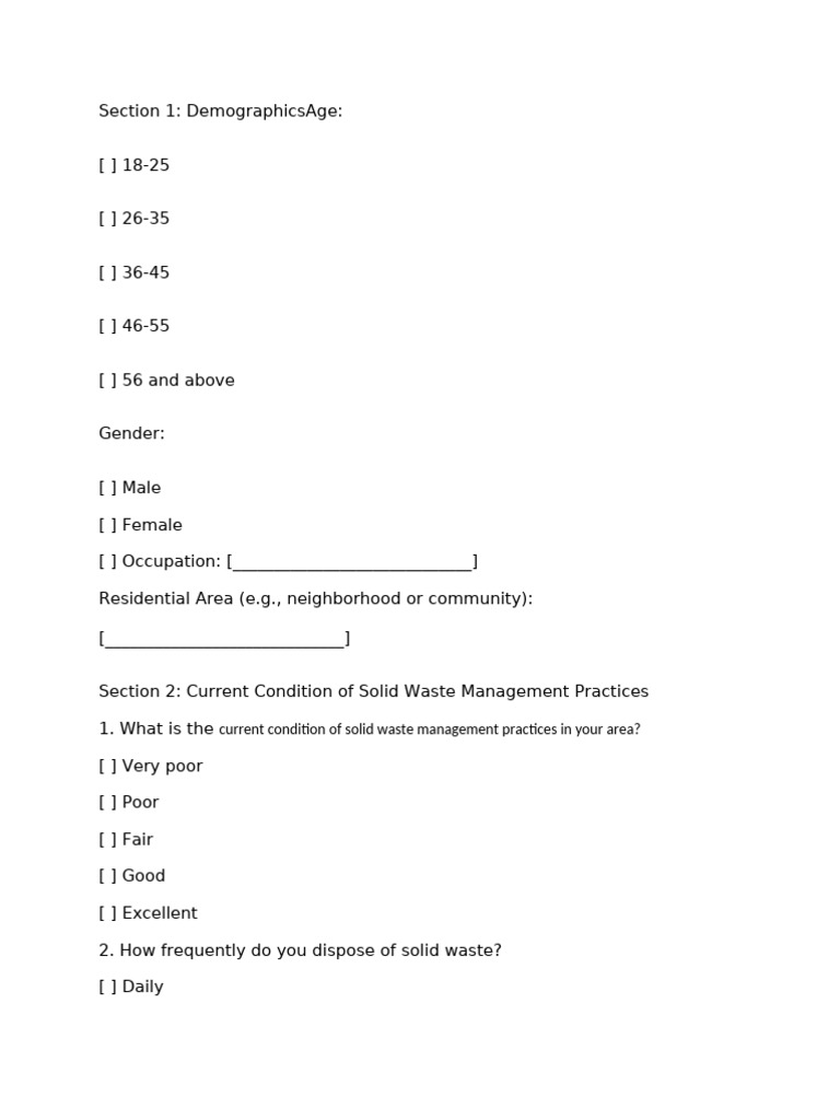Waste Management Interview Insights | PDF | Waste Management | Waste
