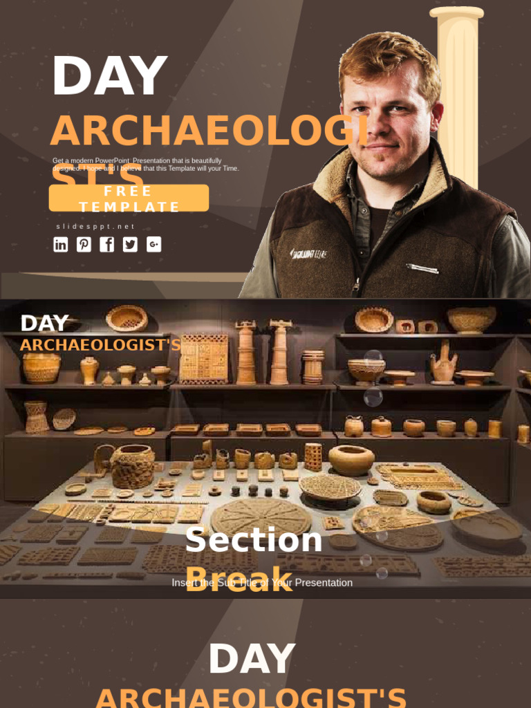 Free Archaeologist PowerPoint Template | PDF | Planets | Astronomy