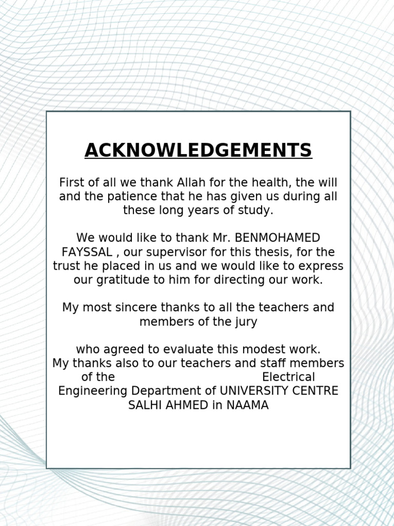 Acknowledgements | PDF