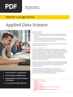 Masters in Applied Data Science UJ | PDF | Data Science | Analytics