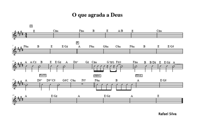 O Que Agrada A Deus - Mus | PDF