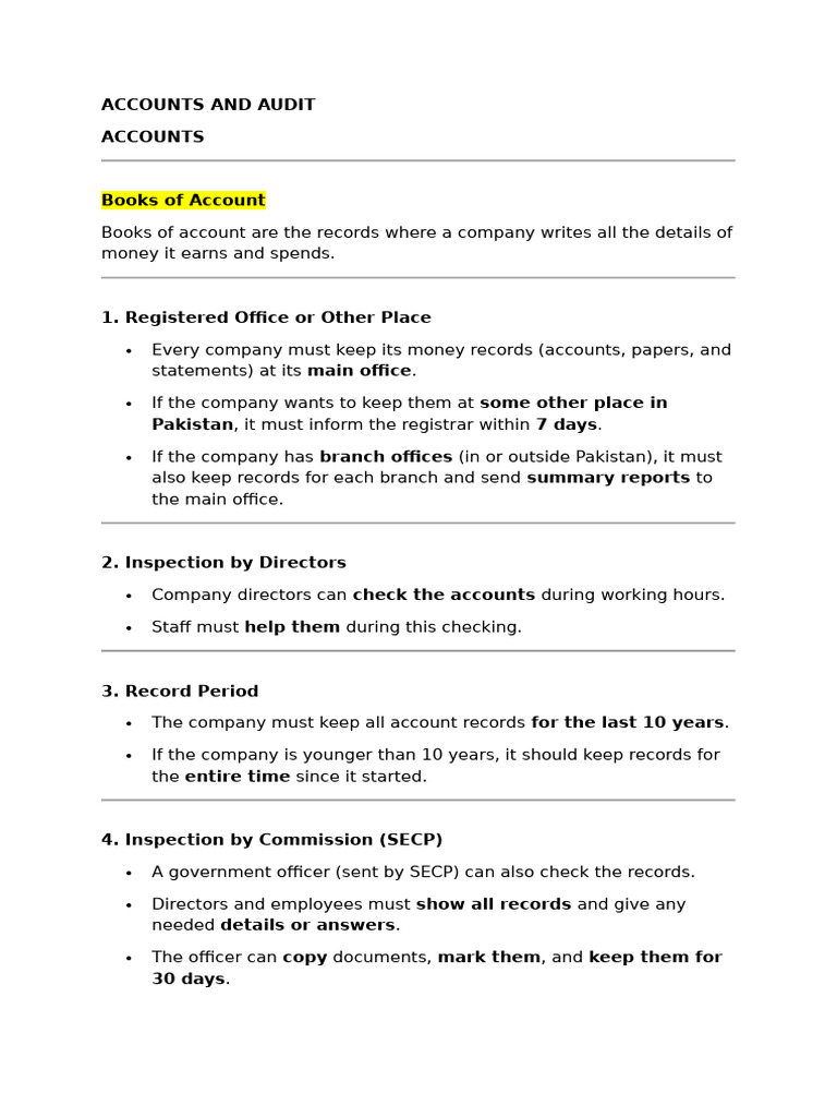 Understanding Company Audit Requirements | PDF | Audit | Auditor's Report
