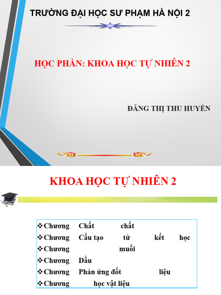 KHTN 2 Chương 1 | PDF