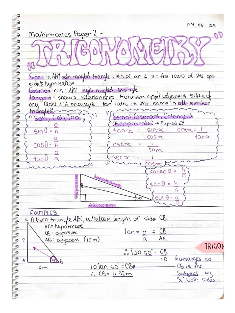 g10 Geometry Summary | PDF