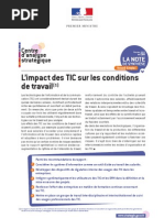 L' Impact Des Tic Sur Les Conditions De Travail