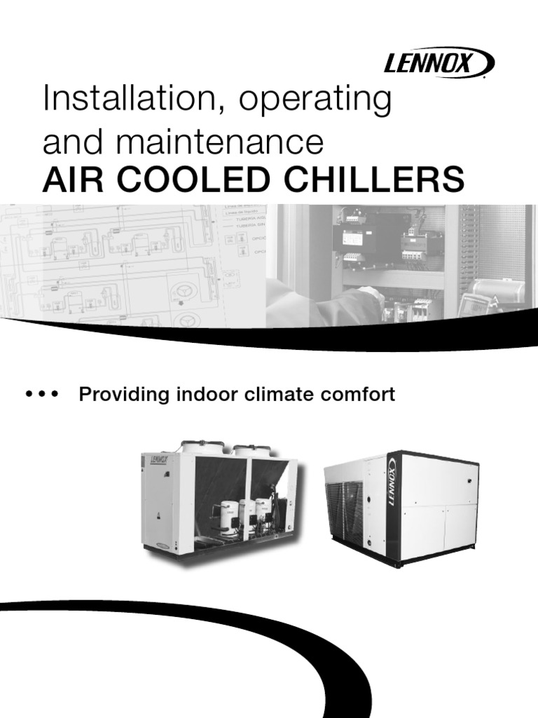 Air Cooled Chiller Operation and Installation | PDF | Heat Exchanger ...