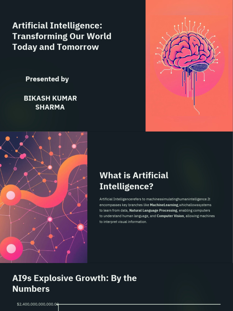 Artificial Intelligence Transforming Our World Today and Tomorrow PDF ...