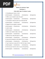 Interrogative Sentences Worksheet for Grade 3 | PDF