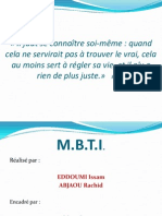 Présentation Du Test MBTI 