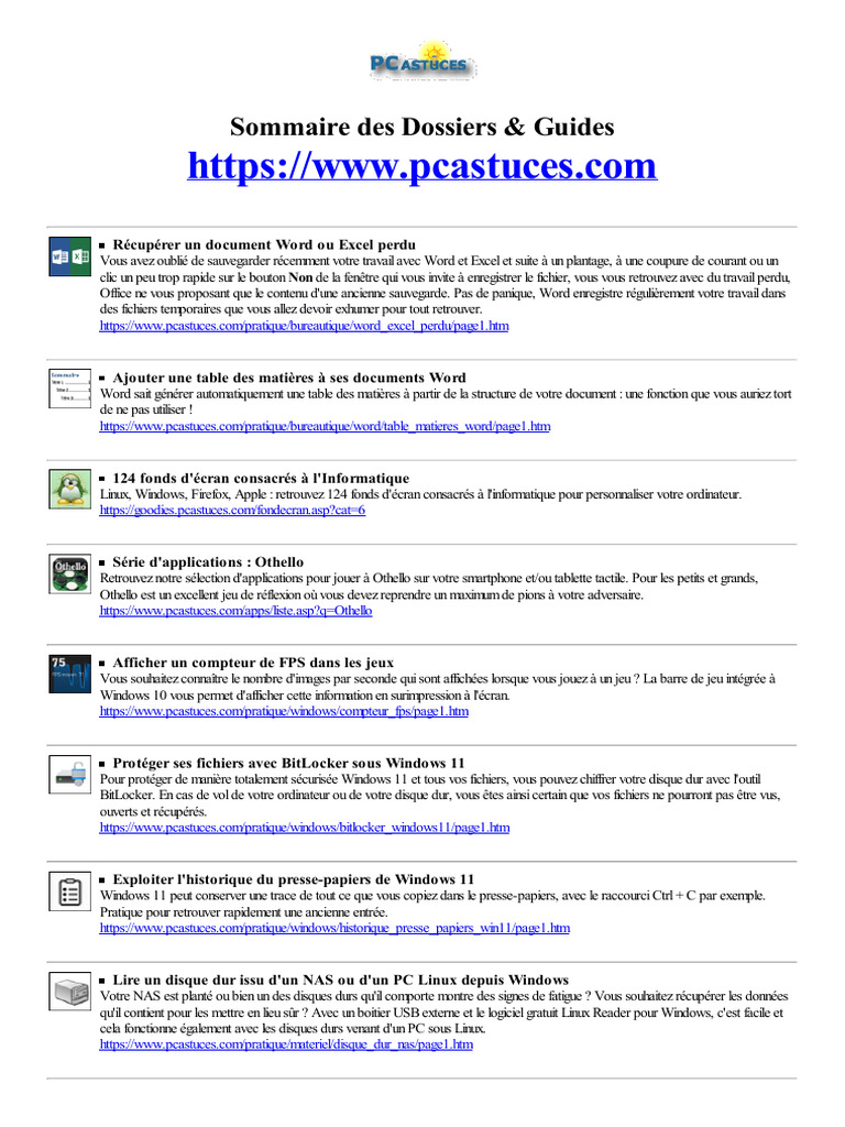 Astuces Windows 10 et 11 essentielles | PDF | Windows 10 | Application