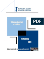 Vitimas a 30 dias - 2011.09 - Relatório Setembro 2011