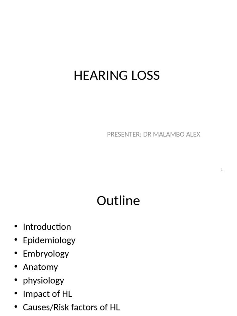 Causes of Hearing Loss Explained | PDF | Hearing Loss | Health Sciences