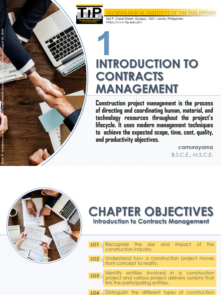 Introduction to Contracts Management | PDF | General Contractor ...